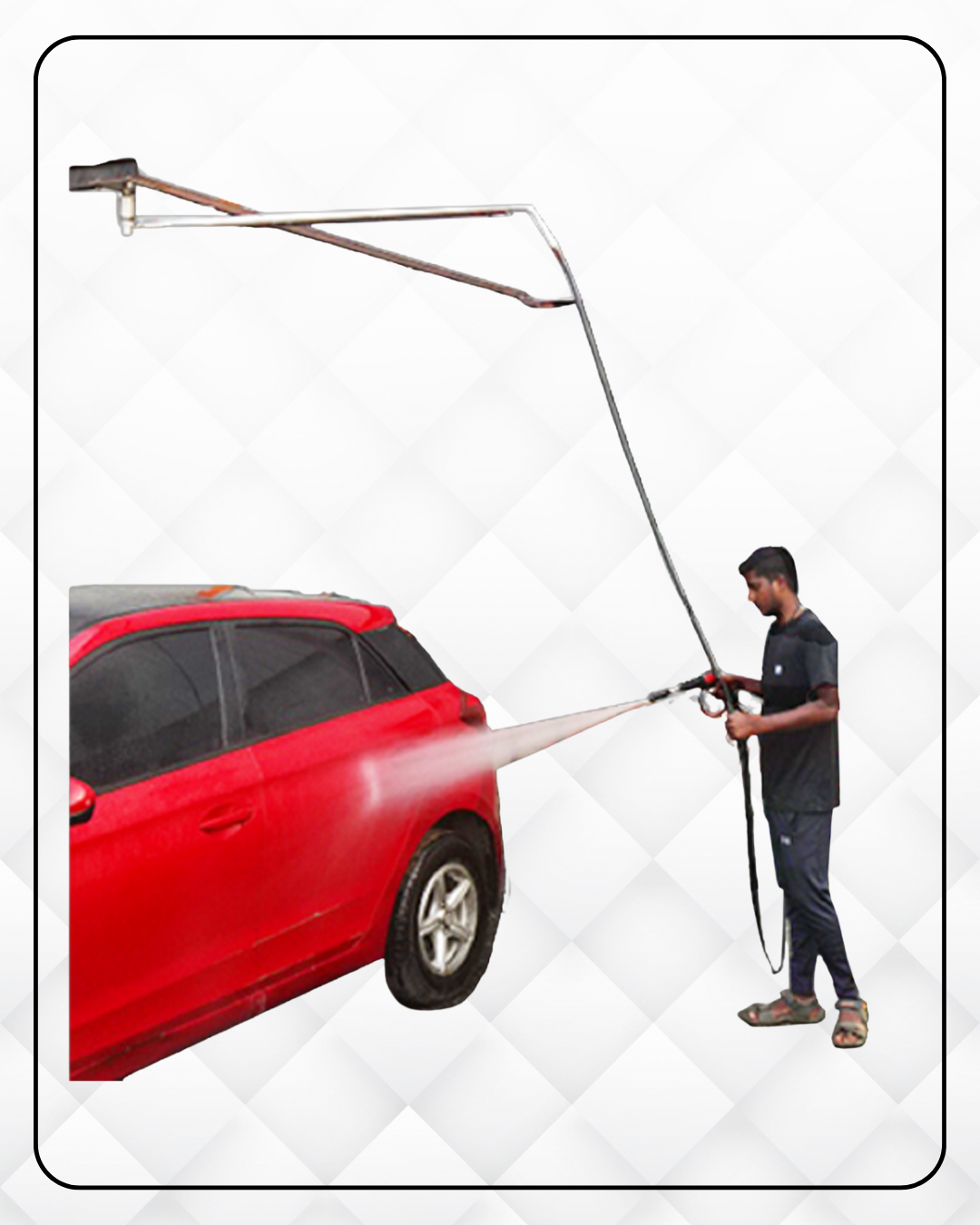 Rotating washing boom