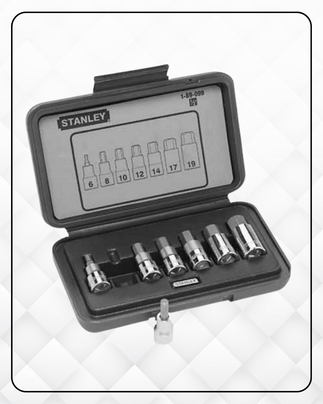 7PC 1/2 SQ. DR. HEX BIT SOCKET SET