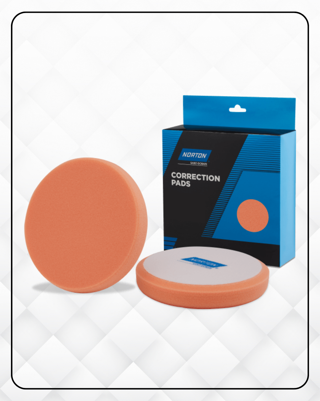 MEDIUM CUT CORRECTION FOAM PAD - ORANGE
