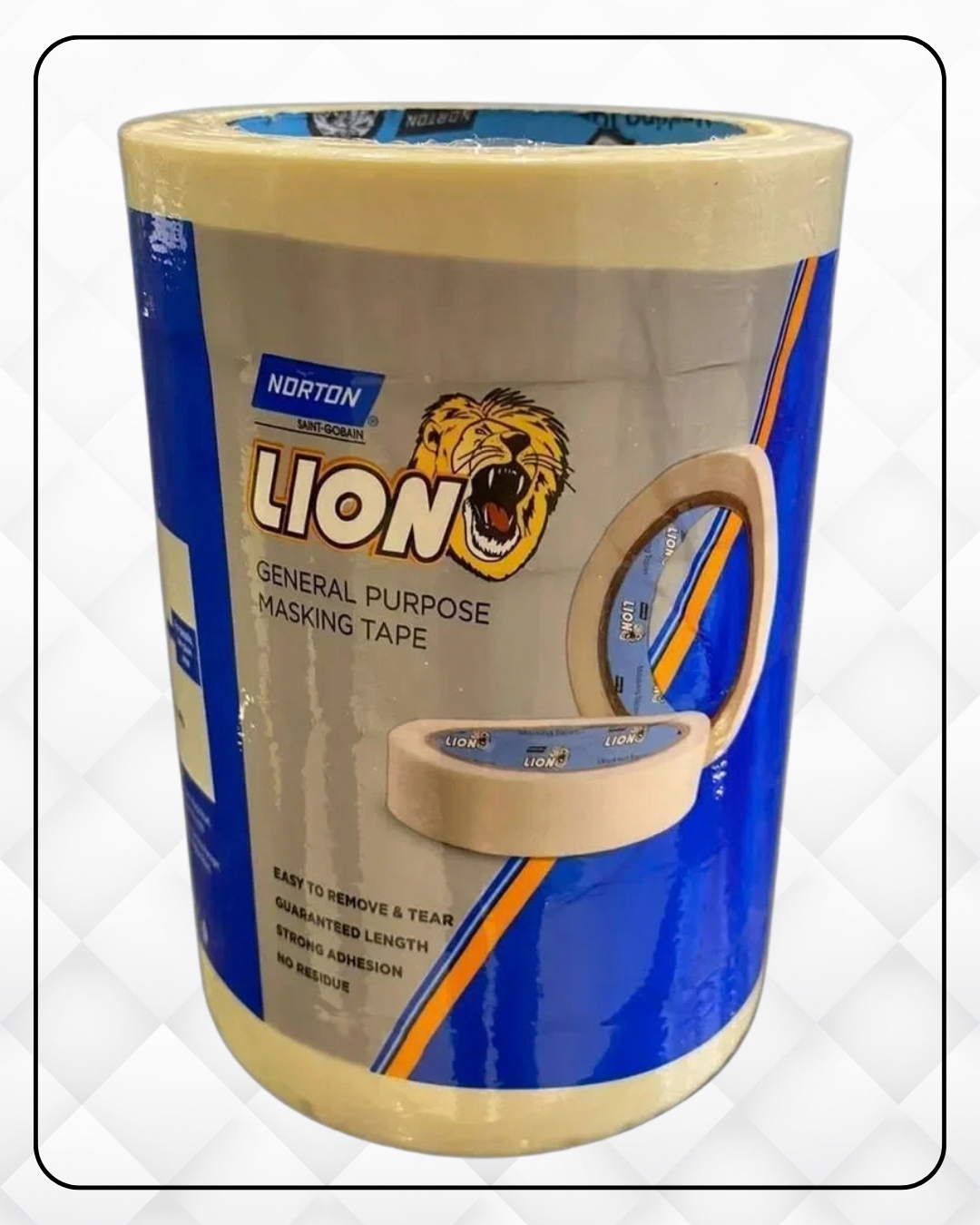 Blue lion masking tape